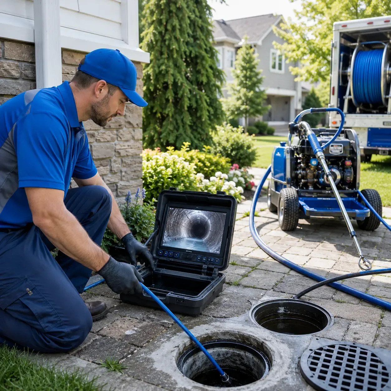 Outdoor drain cleaning professionals serving Callao, MO