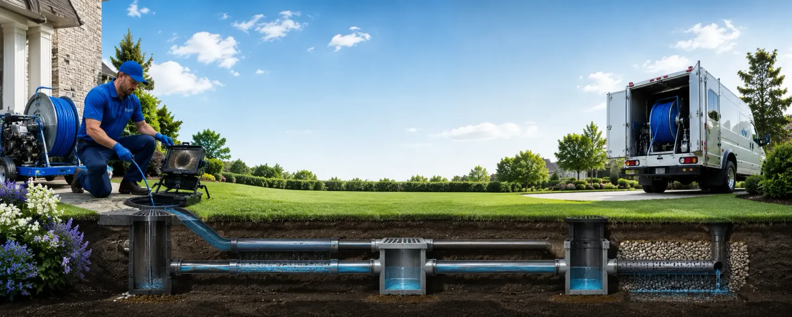 Outdoor drain cleaning information for Callao, MO